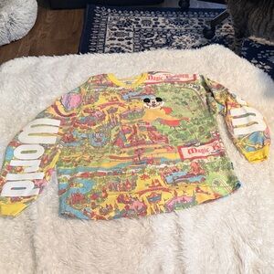 Disney Vault Collection 50th Anniversary Park Map Spirit Jersey